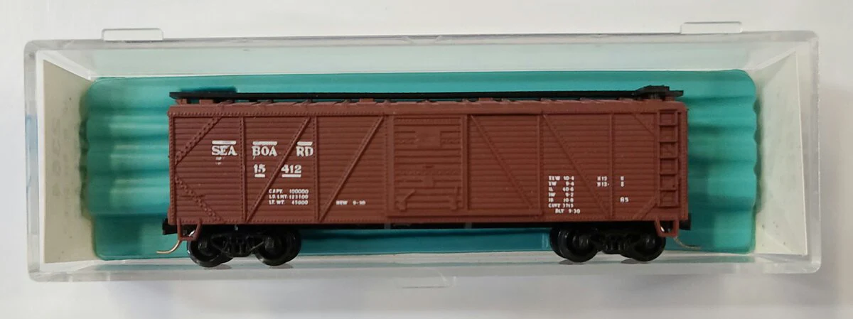 Atlas 2364 N Scale Seaboard 40' Boxcar #15412 LN/Box