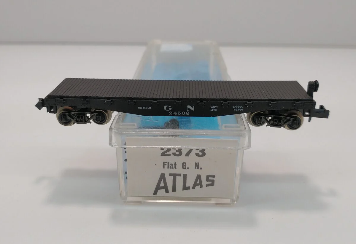 Atlas 2373 N Scale Great Northern Flatcar #24508 LN/Box