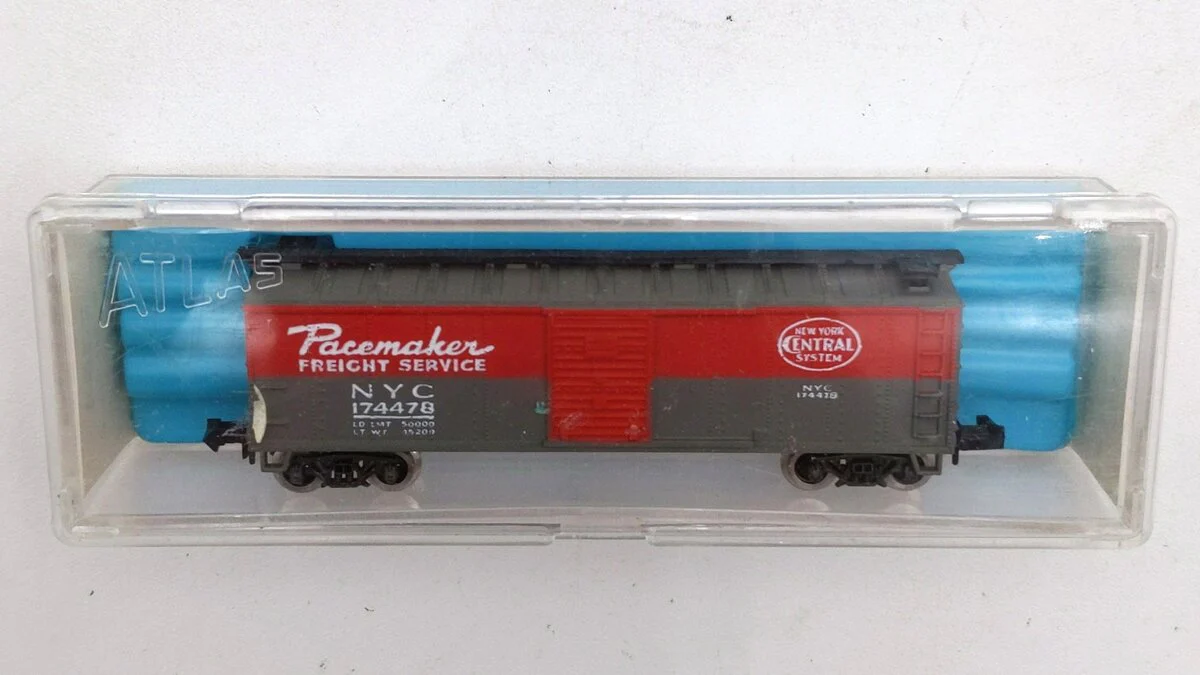 Atlas 2384 N Scale New York Central Pacemaker Box Car #174478 LN/Box