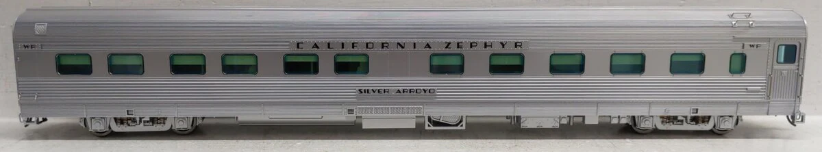 Atlas 3002178-3 O WP Cali Zephyr "Silver Arroyo" 10-6 Sleeping Car (2 Rail) LN/Box - Image 2