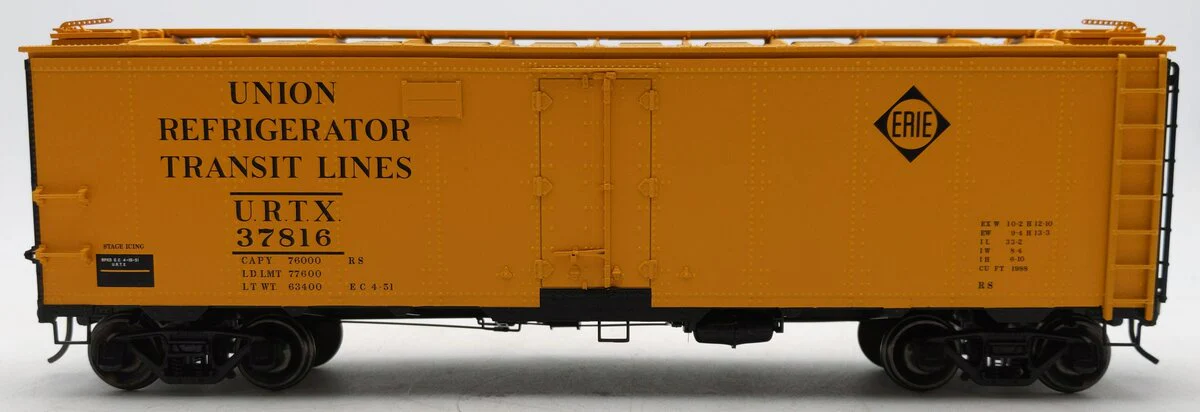 Atlas 3004902-2 O Erie UFTL 40' Steel 2-Rail Reefer Car #37816 EX/Box - Image 2