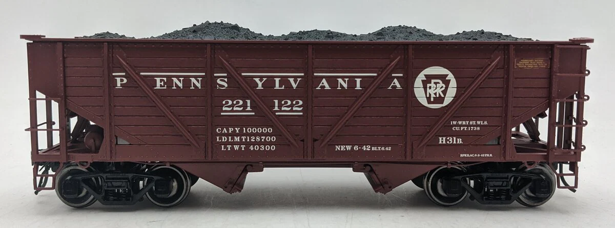 Atlas 3008501-2 O Pennsylvania Railroad 50-Ton War Hopper #221122 (2-Rail) NIB - Image 2