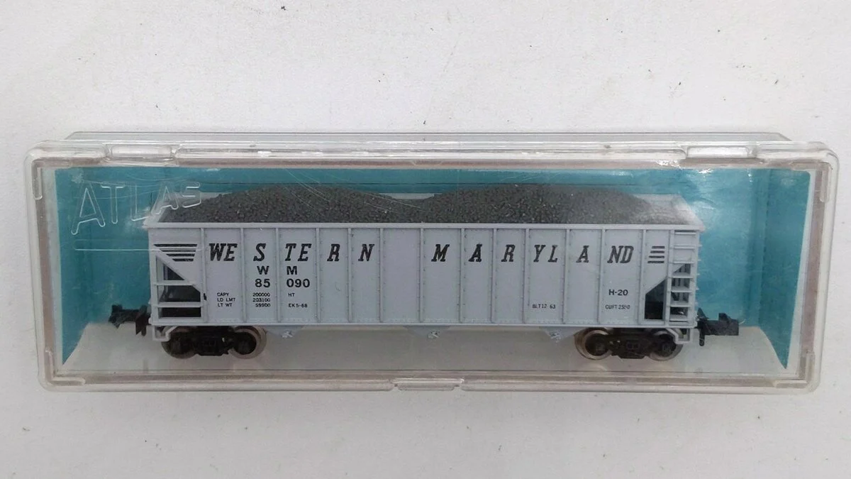 Atlas 3265 N Scale Western Maryland 90 Ton Hopper #85090 LN/Box