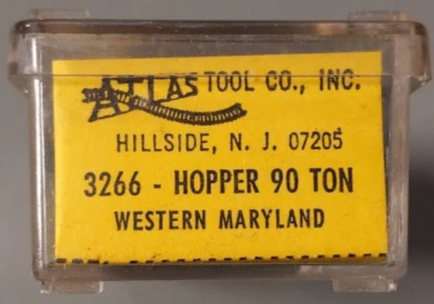 Atlas 3266 N Scale Western Maryland Hopper #85090 LN/Box - Image 2