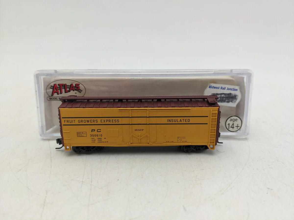 Atlas 33007 N Penn Central 40' Plug Door Boxcar #350610 LN/Box
