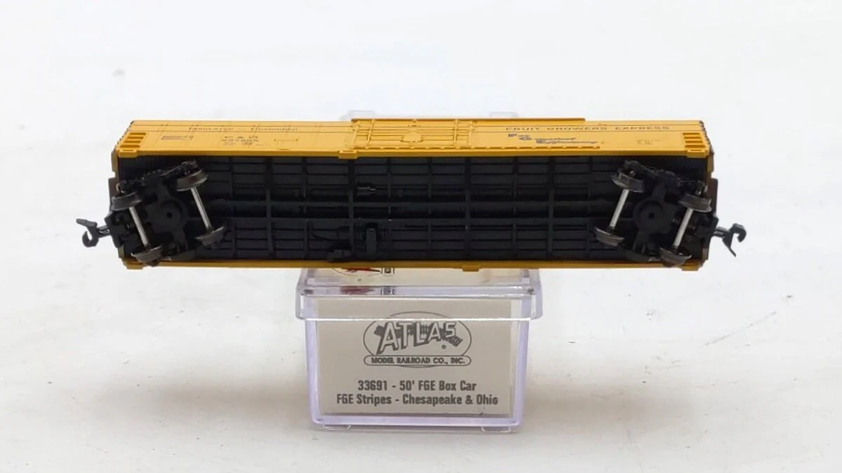 Atlas 33691 N Scale Chesapeake & Ohio 50 FGE Box Car #897858 LN/Box - Image 2