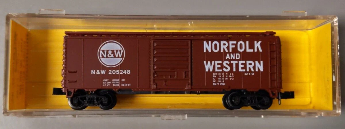 Atlas 3403 Norfolk & Western 40' Boxcar #205248 LN/Box