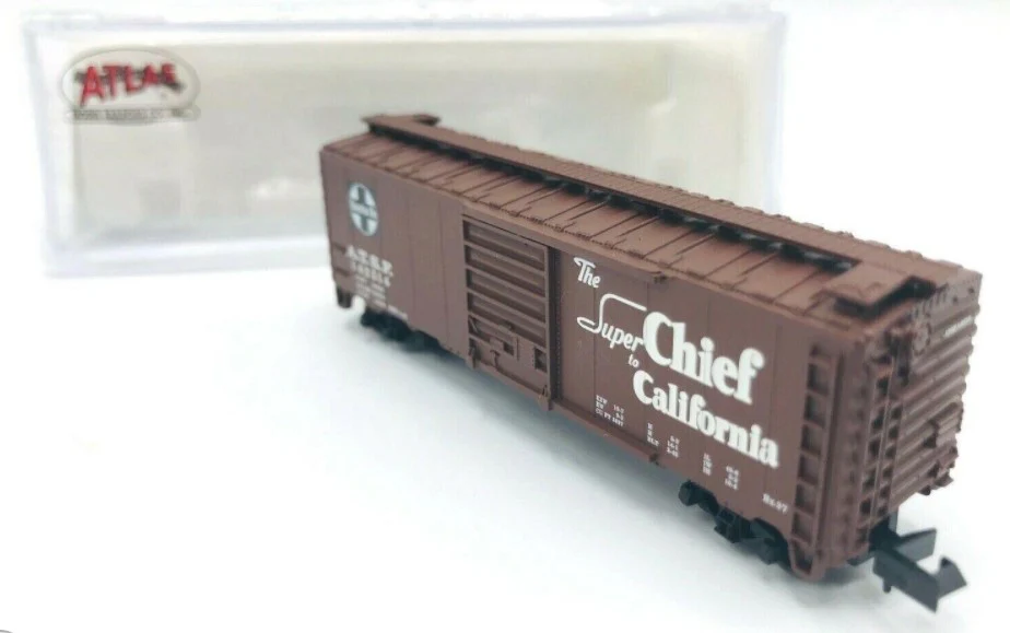 Atlas 34191 N Scale Santa Fe 40' Super Chief Boxcar LN/Box