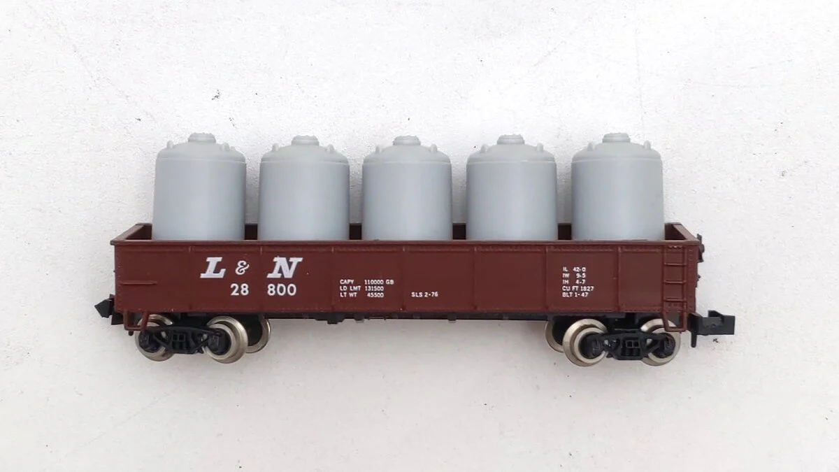 Atlas 3501 N Scale Louisville & Nashville 42' Gondola #28800 LN