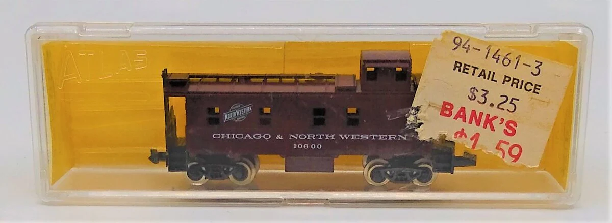 Atlas 3571 N Scale Chicago & Northwestern Caboose #10600 LN/Box