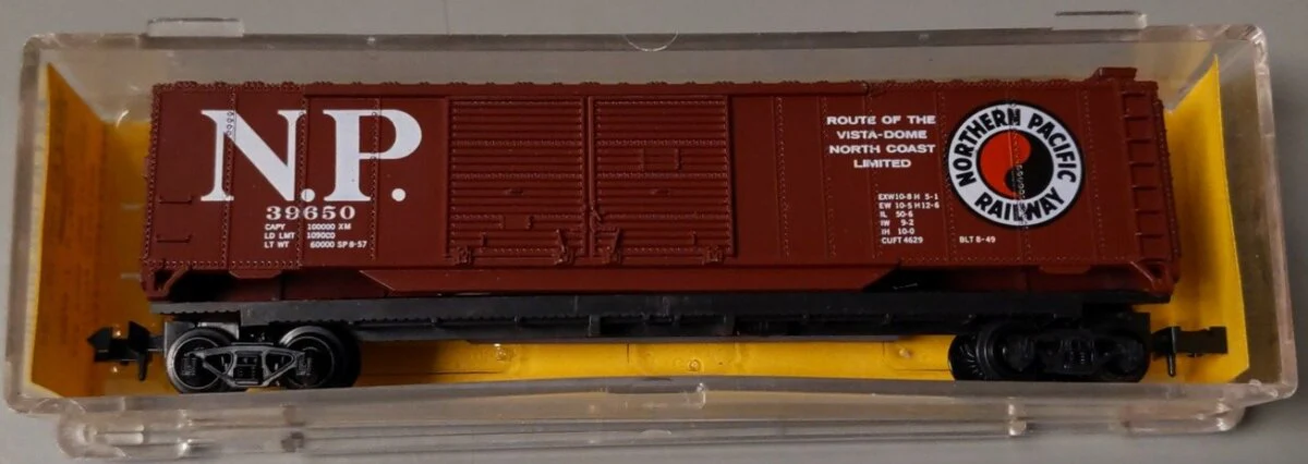 Atlas 3609 N Northern Pacific 50' Double Door Boxcar #39650 LN/Box