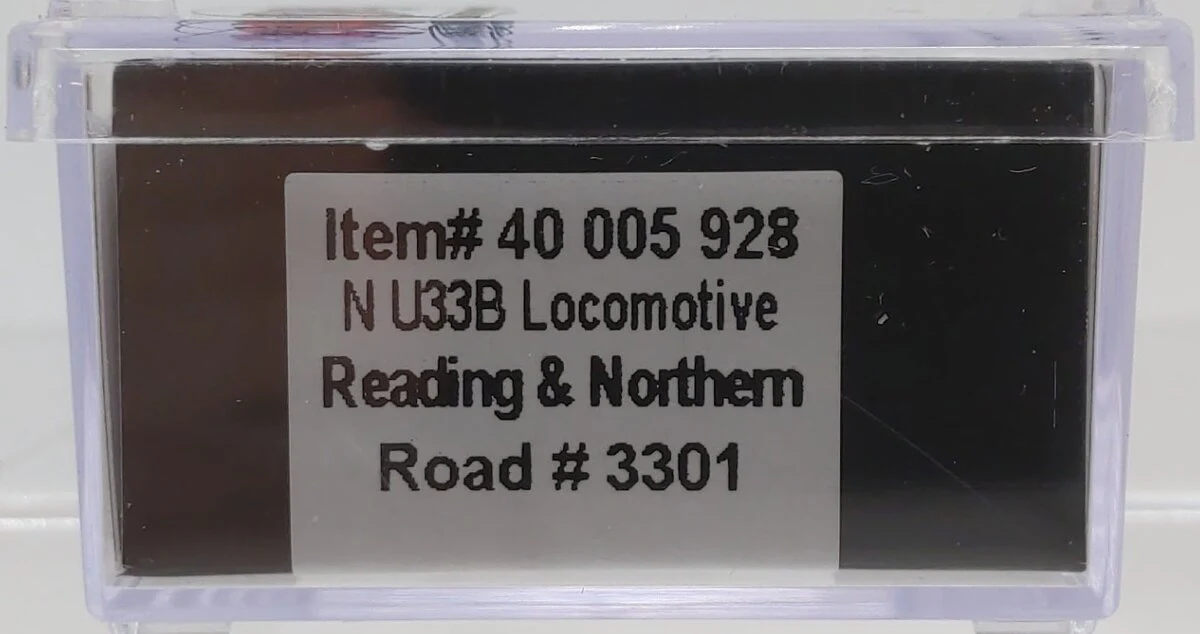 Atlas 40005928 N Reading & Northern Gold U33B Diesel Locomotive #3301 LN/Box - Image 7