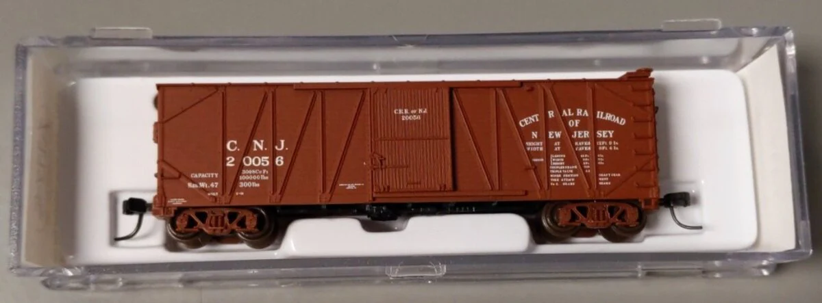 Atlas 41781 N Scale Central of New Jersey URSA boxcar #20056 LN/Box