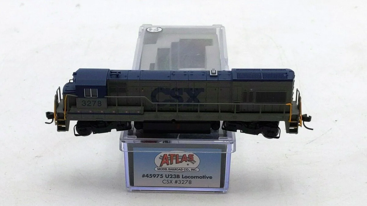 Atlas 45975 N Scale CSX Transportation U23B Diesel Locomotive #3278 w/DCC LN/Box
