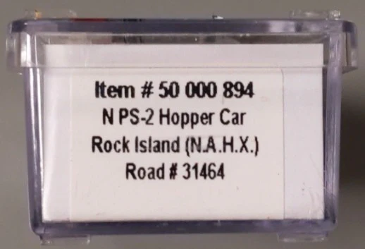 Atlas 50000894 N Scale Rock ISland PS-2 Hopper Car #31464 LN/Box - Image 2