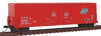 Atlas 50001407 N Chicago & North Western Evans 53' Double Plug-Door #600500 LN/Box