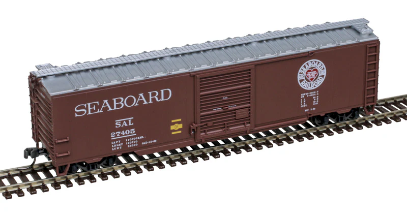 Atlas 50006922 N Seaboard Air Line Trainman 50' Single Door Box Car #27252