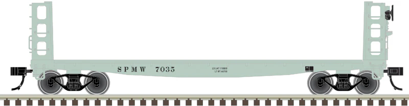 Atlas 50006950 N Southern Pacific MoW 40' GSI Pulpwood Flat Car #7035