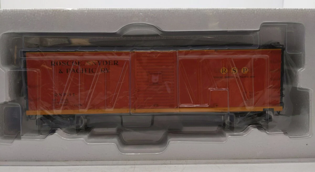 Atlas 7487-1 O Scale 2-Rail RS&P Steel Re-Built USRA Boxcar #31 NIB - Image 2