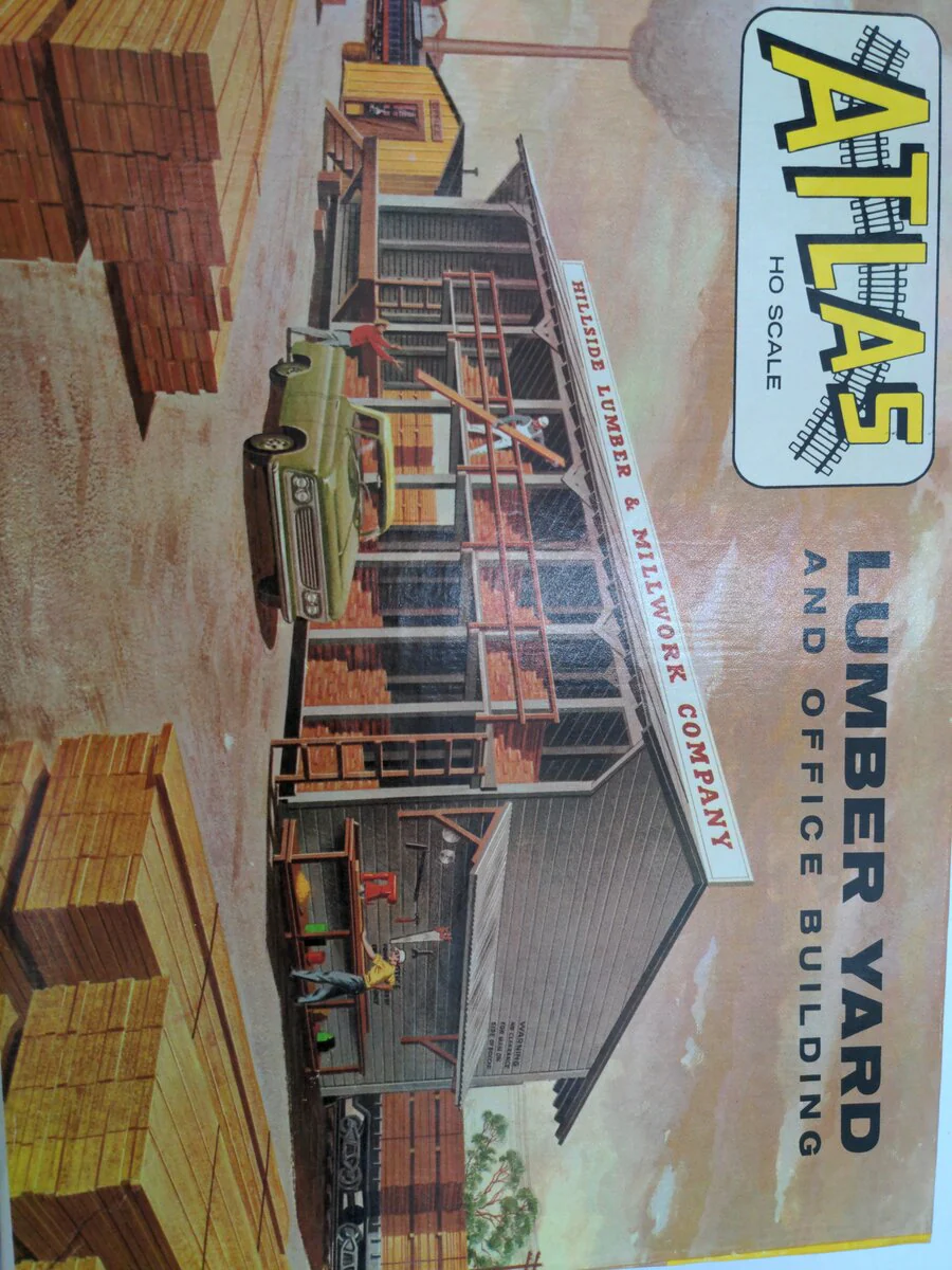 Atlas 750-249 HO Lumber Yard And Office Building
