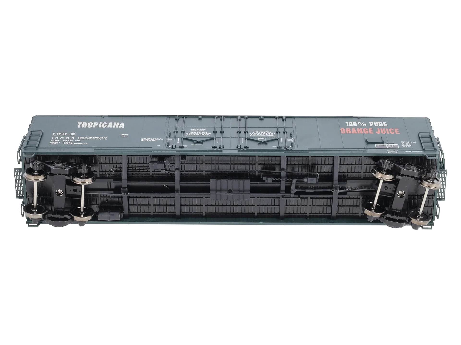 Atlas 7505-2 O Scale Tropicana 50' Double-Plug Door Boxcar #13065 (2-Rail) MT/Box - Image 11