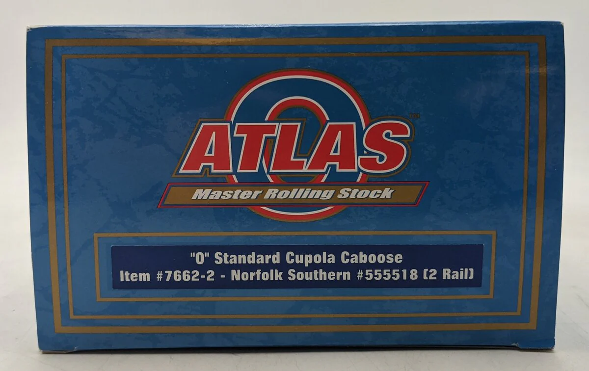 Atlas 7662-2 O Norfolk Southern Standard Cupola Caboose #555518 (2-Rail) MT/Box - Image 2