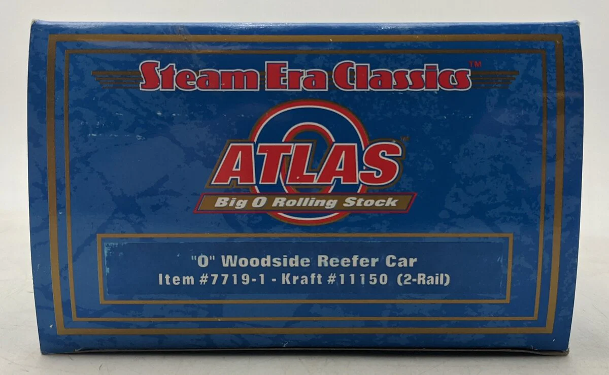 Atlas 7719-1 O Scale Kraft Woodside Reefer Car #11150 (2-Rail) MT/Box - Image 2