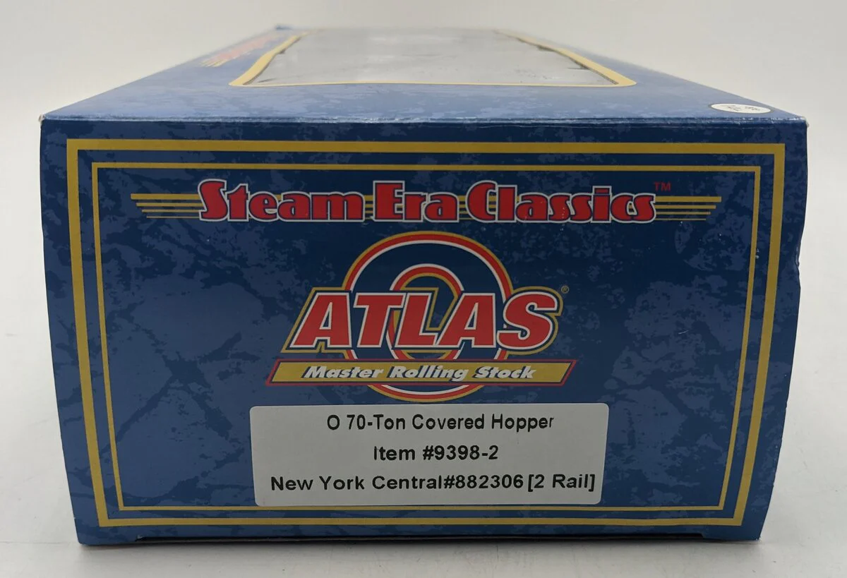 Atlas 9398-2 O New York Central 70-Ton Covered Hopper #882306 (2-Rail) NIB - Image 4