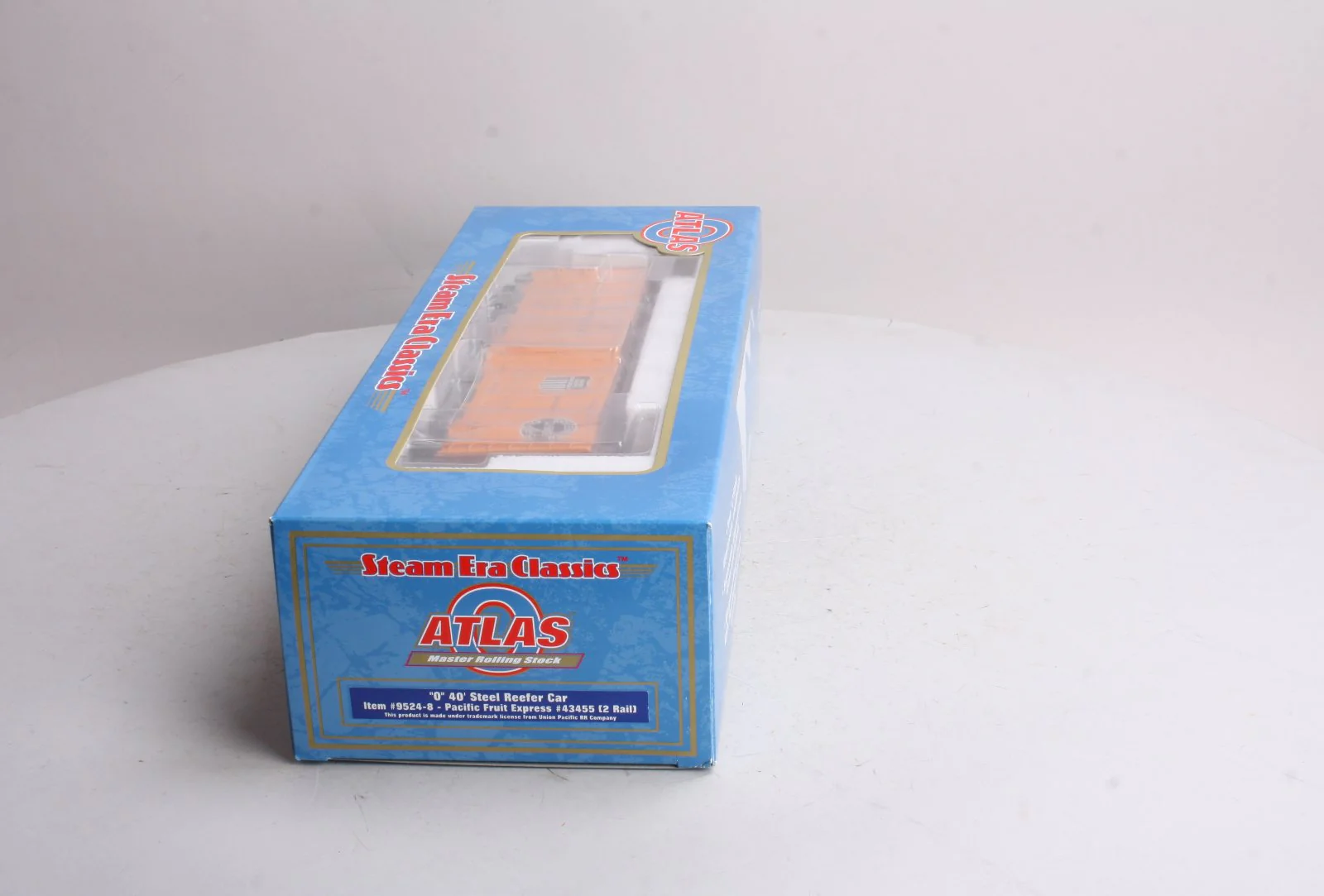 Atlas 9524-8 O Pacific Fruit Exprees 40' Steel Reefer Car #43455 (2-Rail) MT/Box - Image 9
