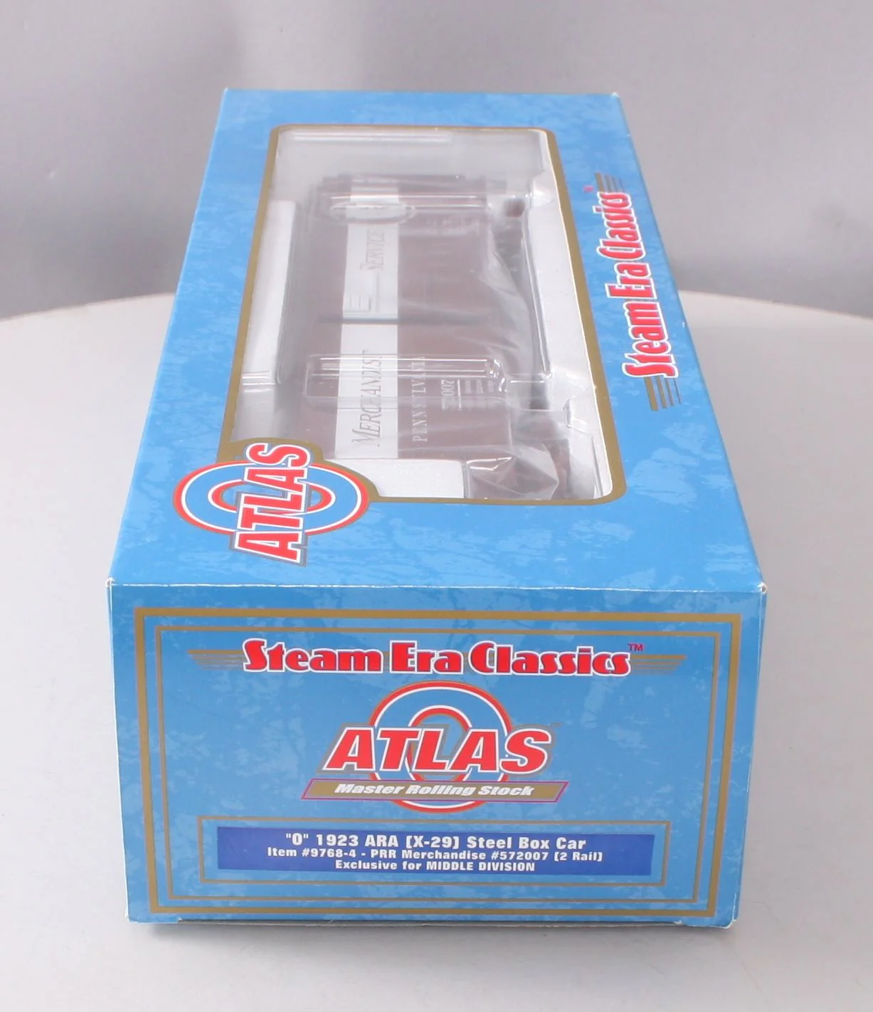 Atlas 9768-4 O Scale 2-Rail PRR Merchandise 1923 ARA (X-29) Steel Box Car LN/Box - Image 12