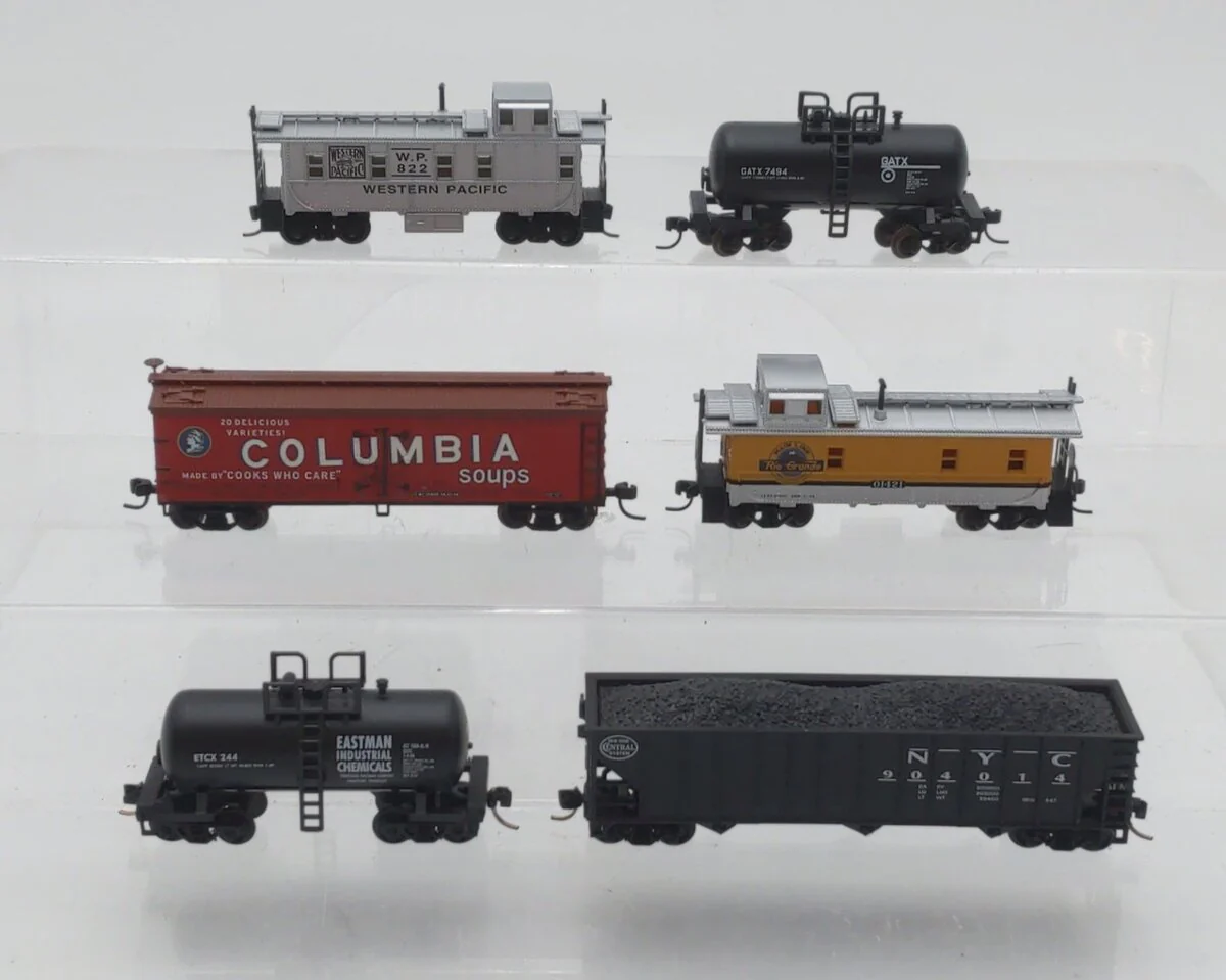 Atlas N Scale Assorted Freight Cars: 7494, 822, 7503, 01421, 904014, 244 [6] EX - Image 2