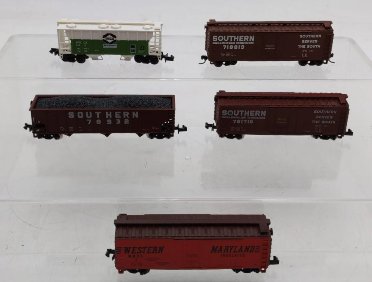 Atlas N Scale Assorted Freight Cars #78932,718819,781710,41011,7 [5] EX/Box - Image 2