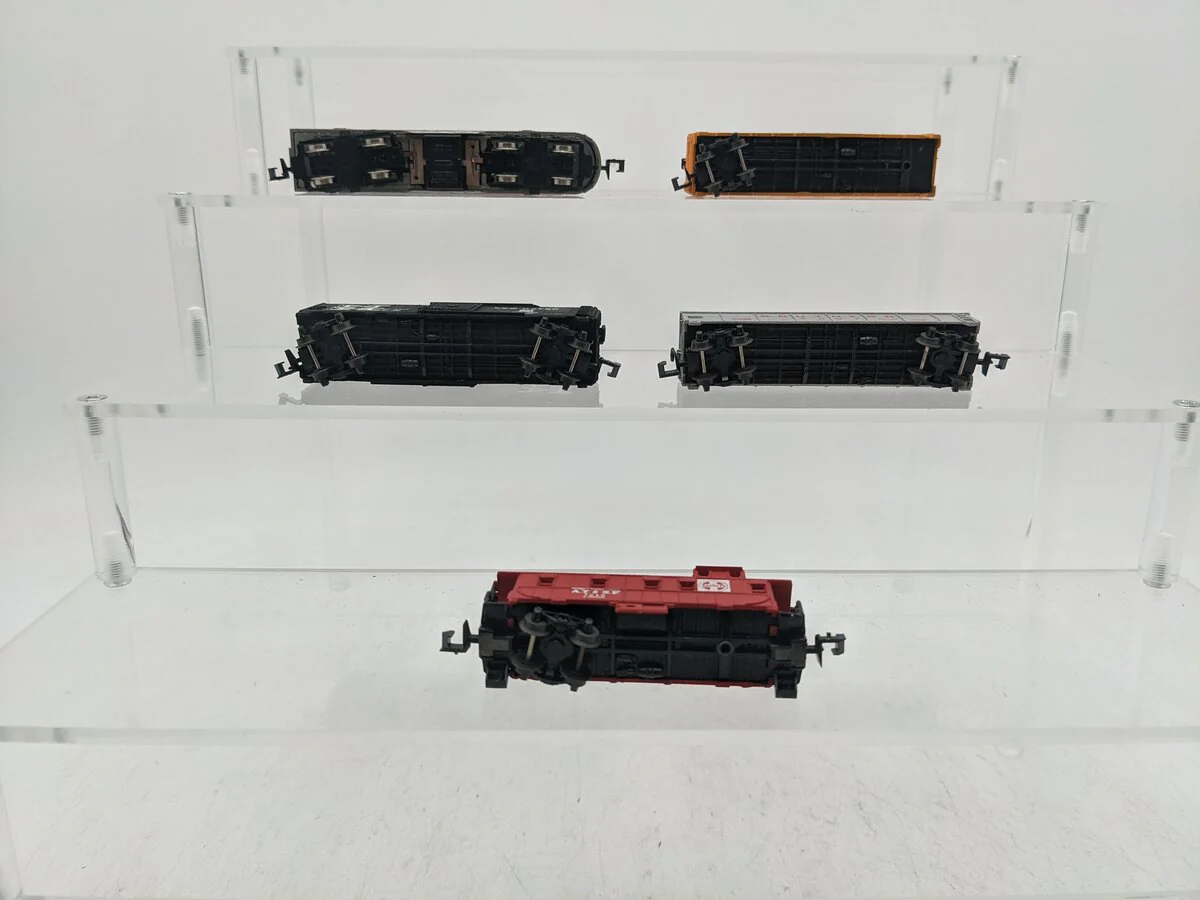 Aurora 4711 N Scale Santa Fe Postage Stamp Trains Set EX/Box - Image 5