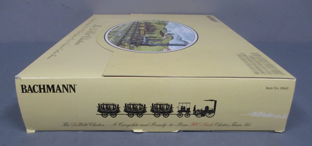 Bachmann 00641 HO Scale DeWitt Clinton Historic Steam Train Set LN/Box - Image 9