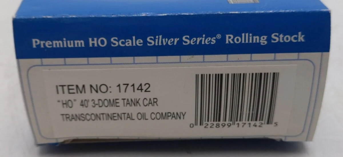 Bachmann 17142 HO Transcontinental Oil Company 40' 3-Dome Tank Car LN/Box - Image 5