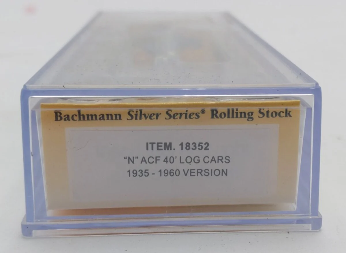 Bachmann 18352 N 1935-1960 Version ACF 40' Log Car LN/Box - Image 3