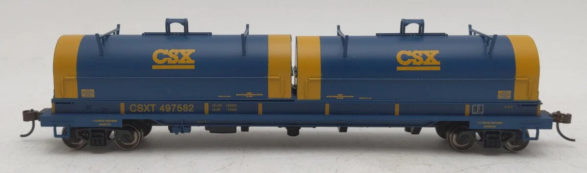 Bachmann 71402 HO CSX 55' Steel Coil Car with Load #497582 LN/Box - Image 2