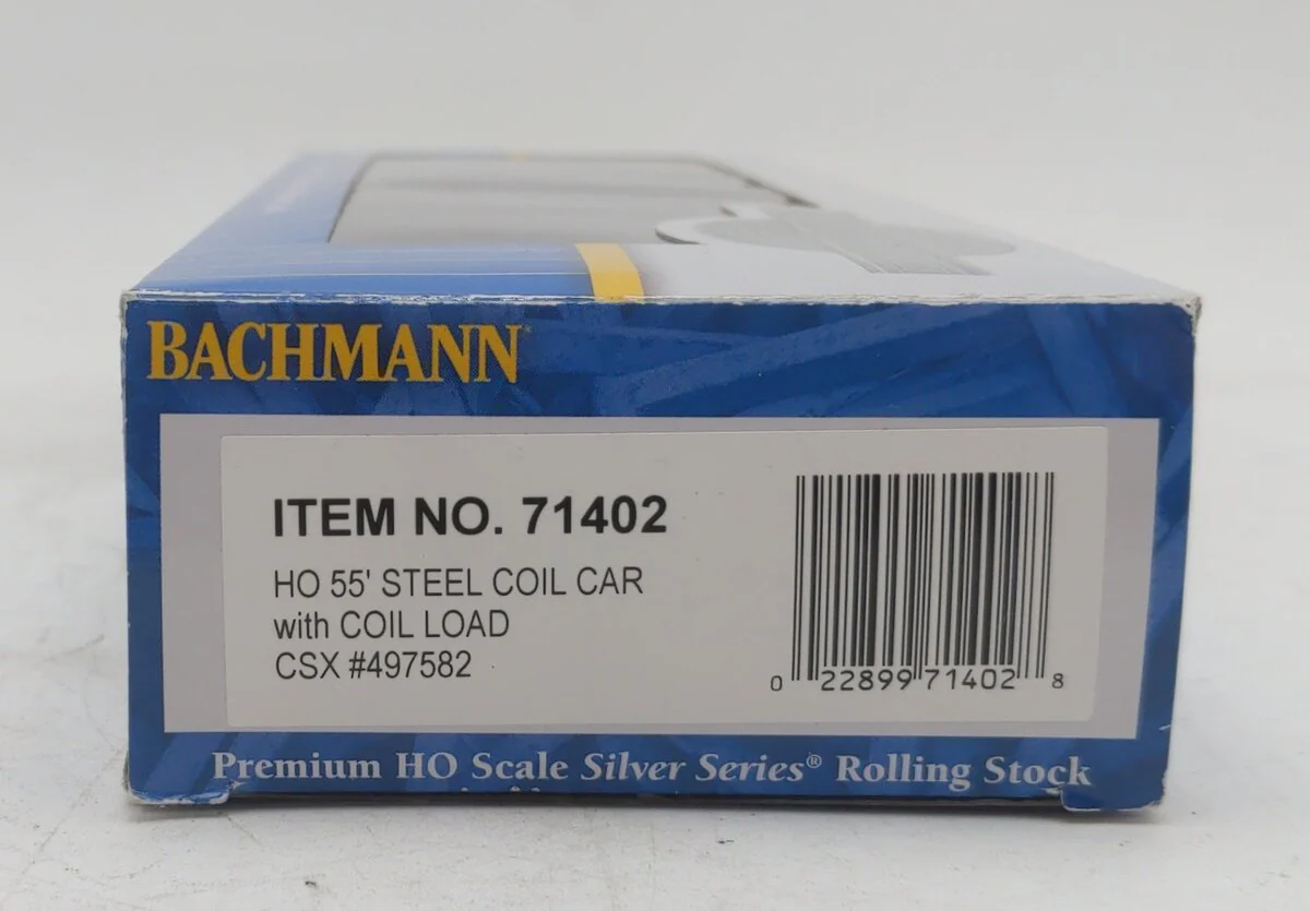 Bachmann 71402 HO CSX 55' Steel Coil Car with Load #497582 LN/Box - Image 7