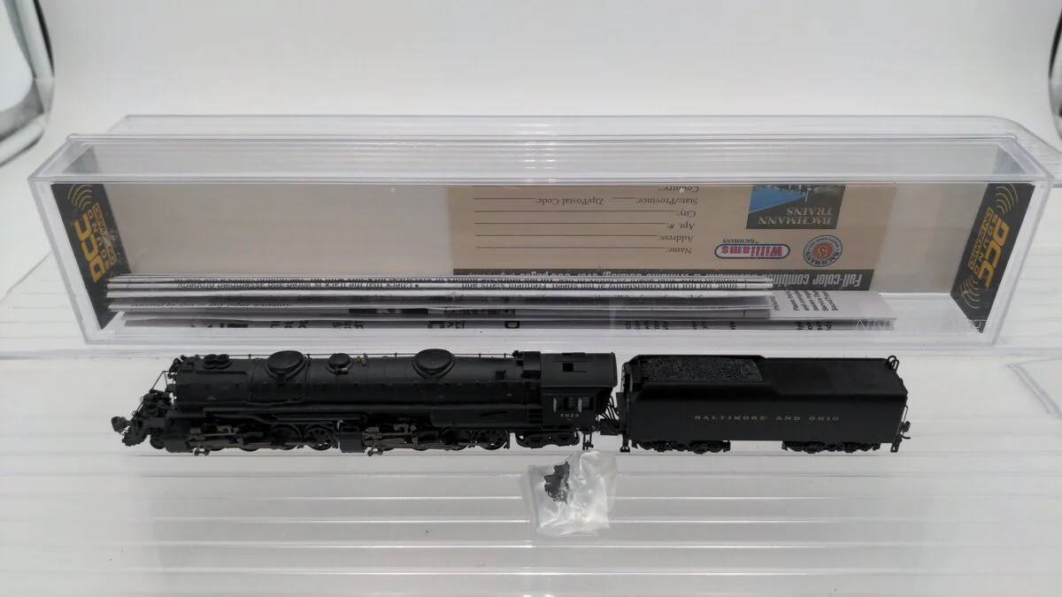 Bachmann 80854 N Baltimore & Ohio EM-1 2-8-8-4 Steam Locomotive DCC Sound #7628 EX/Box