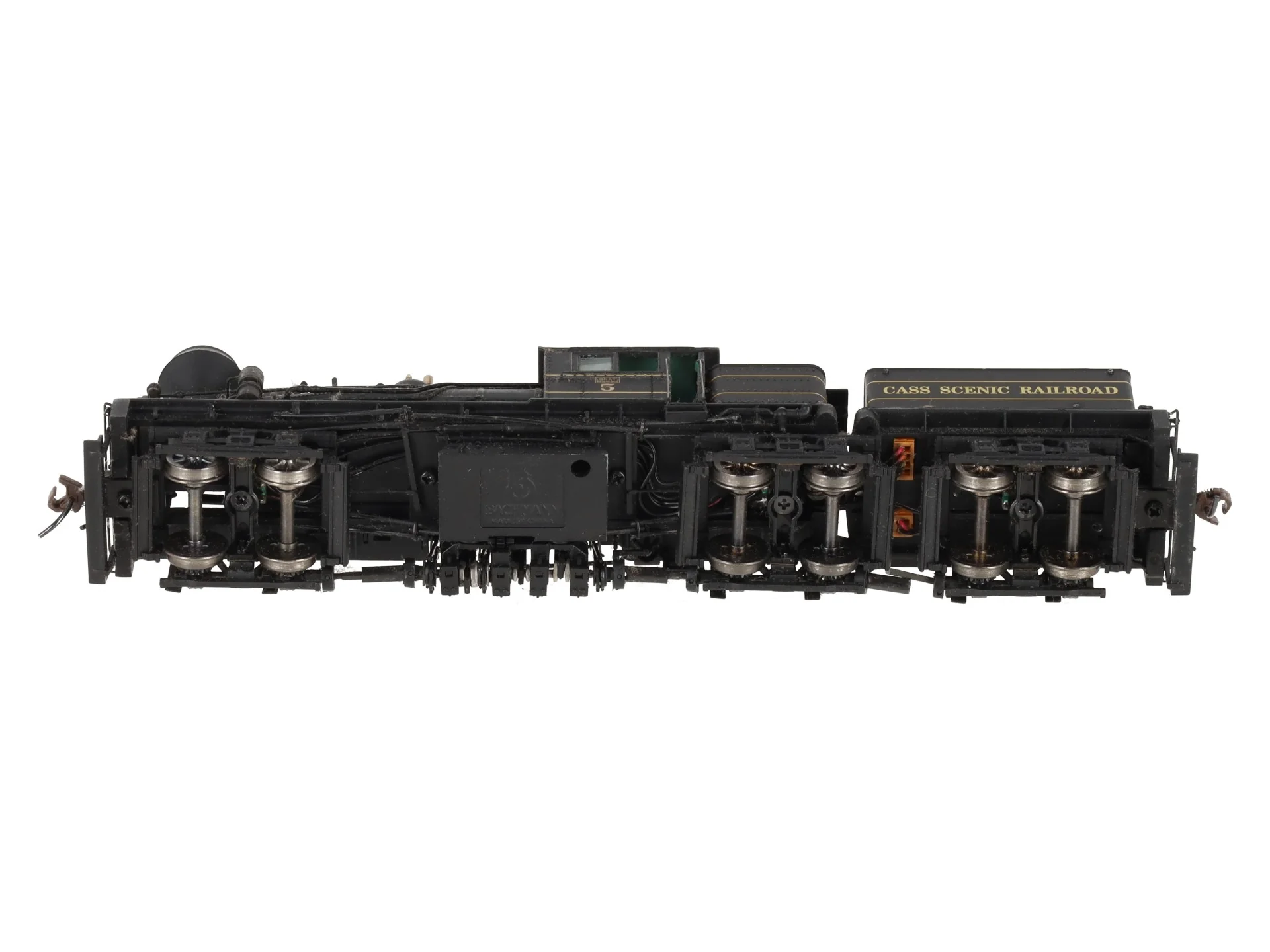 Bachmann 81906 HO Cass Scenic 80-Ton Three Truck Shay Locomotive & Tender #5 VG/Box - Image 4