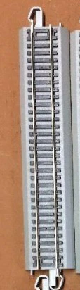 Bachmann 92123-A4 HO Nickel Silver Straight E-Z Track Section (Single Piece)