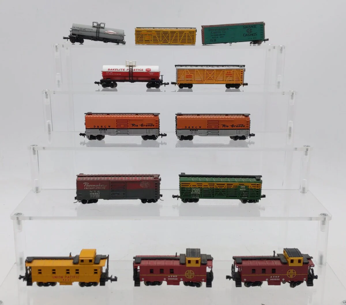 Bachmann, Atlas, & Others Assorted N Scale Freight Cars [12] EX