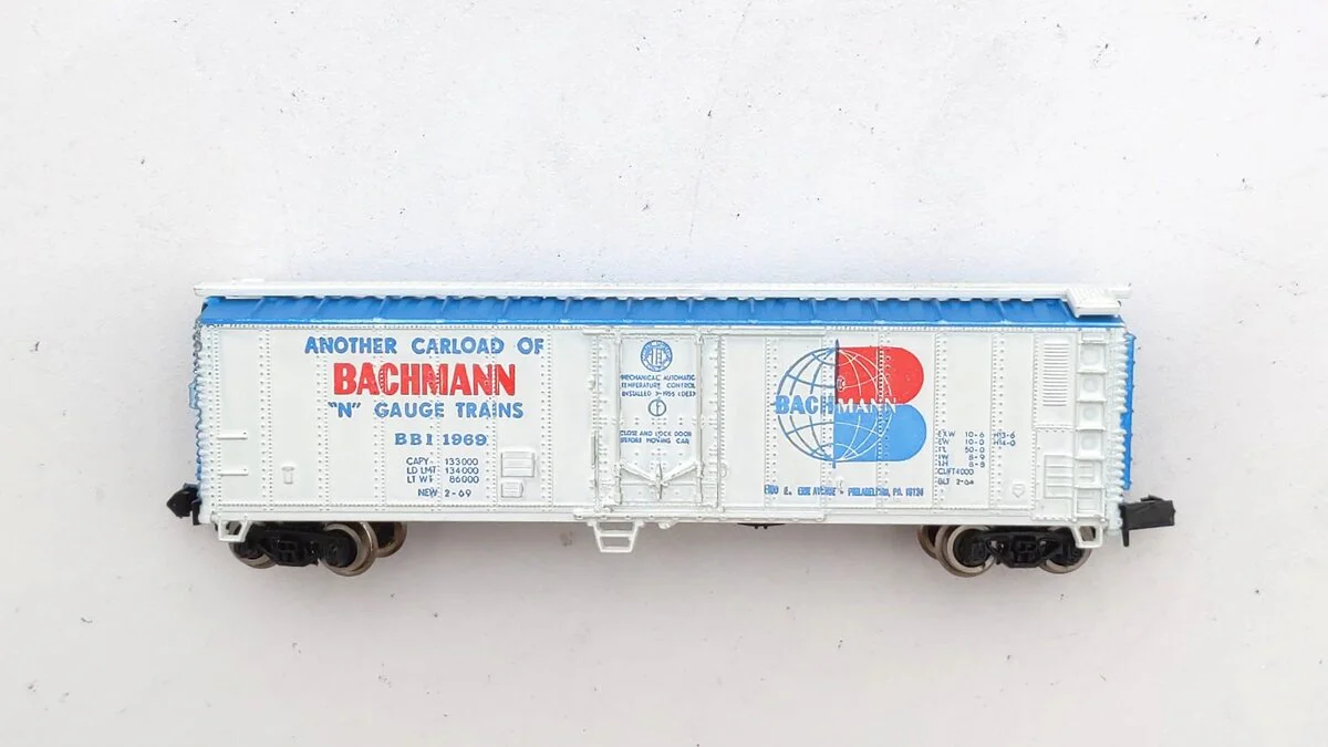 Bachmann N Scale "Another Carload of Bachmann" Box Car #1969 LN