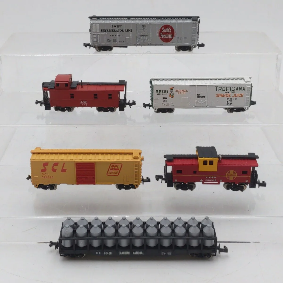 Bachmann & Other N Assorted Freight Cars: 3023, 5701, 5465, 3311, 3573, 3418 [6] VG - Image 2