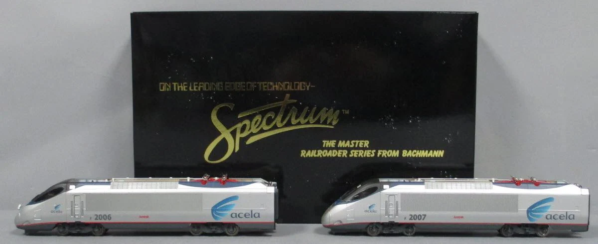 Bachmann Spectrum 81949 HO Amtrak Acela Express Electric Locomotive Set EX/Box