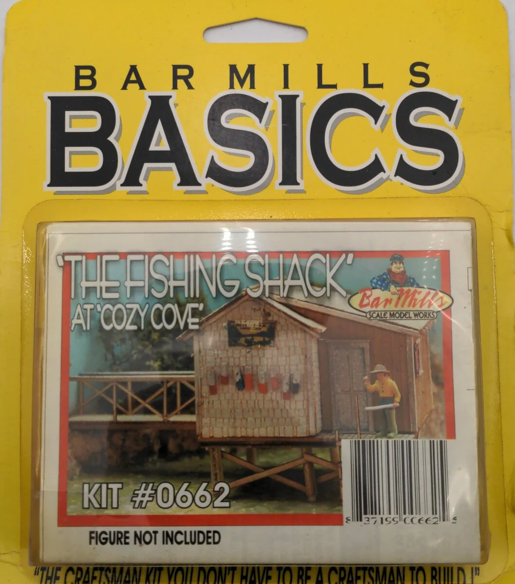 Bar Mills 0662 HO The Fishing Shack At Cozy Cove Building Kit