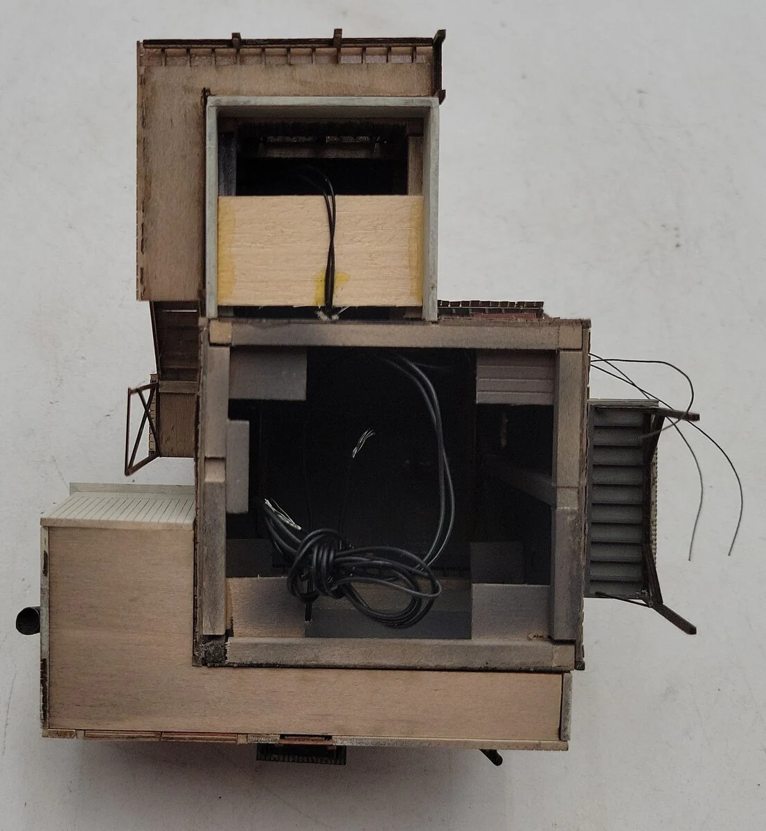 Bar Mills 3 HO Hurst Boiler and Welding Model Building Kit-Assembled EX - Image 6