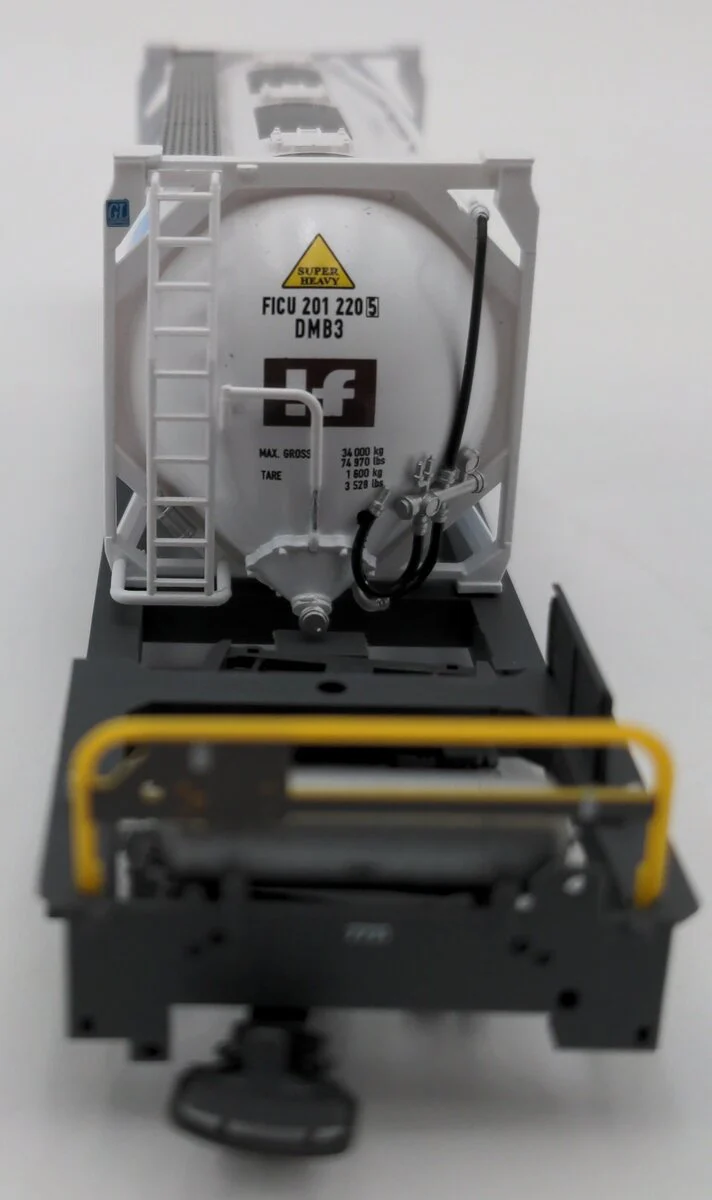 Bemo 2289 141 HOm Scale RhB "Taufix" Depressed Flatcar w/ Salt Tank #7721 LN/Box - Image 6