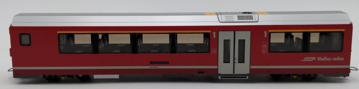 Bemo 3298 101 HOm RhB A 570 02 AGZ End Passenger Car #1 LN/Box - Image 3