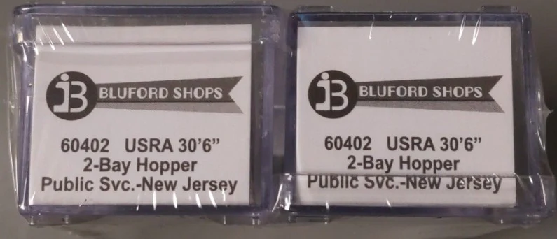 Bluford Shops 60402 N Public Service - New Jersey 2-Bay USRA Hopper (2) MT/Box - Image 2